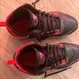 Nike Black and Red Sneakers